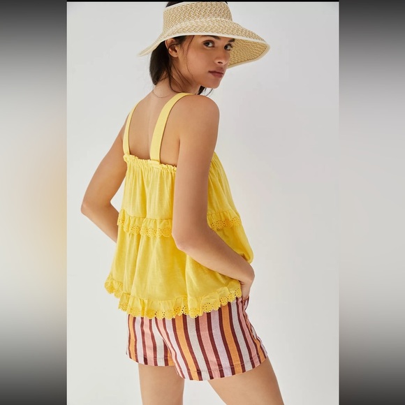 Anthropologie Tiered Eyelet Tank - Picture 3 of 6